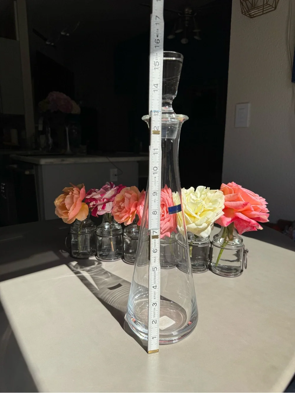 Marquis by Waterford Wine Decanter 13” Crystal Glass Stopper NWT Slovakia